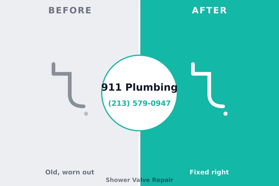 Before and after: plumbing repair West Liberty, KY